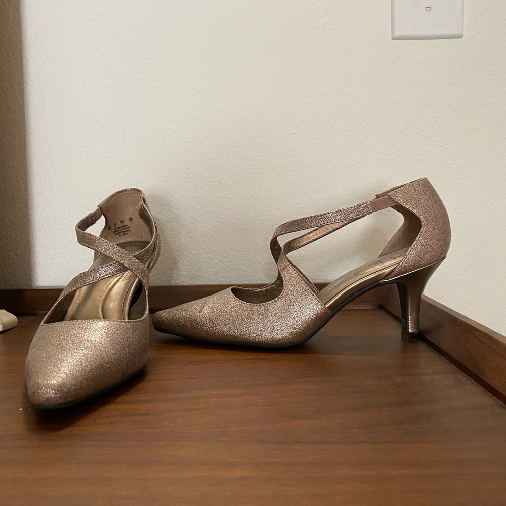 Glittery heels